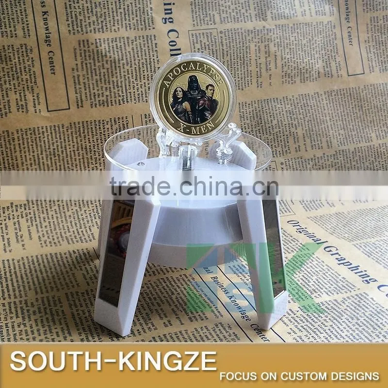 White Color Cosmetics Lipstick Plastic Display Stand