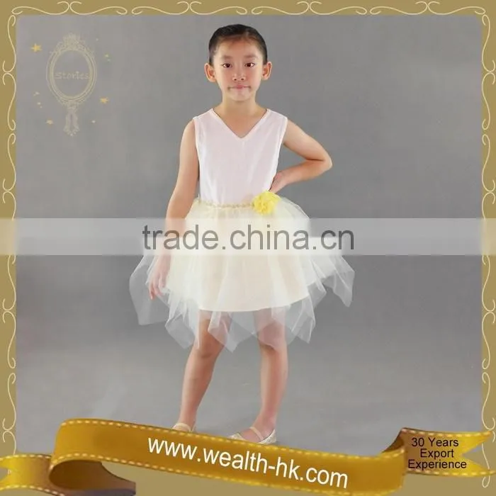 Sweety Elegant Pure Color Girls Princess Dress