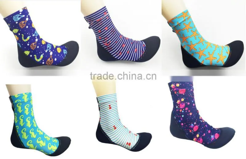 Neoprene Sand Socks Waterproof Beach Socks for Diving Snorkeling Swimming Shoes Jennifer0048