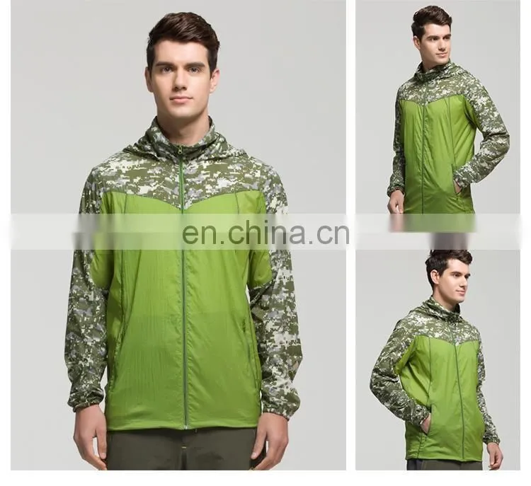 Custom windproof jacket skin summer jacket for men & women