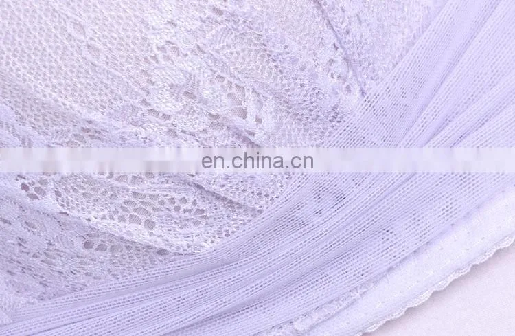 China Factory Comfortable Light Purple Padded Push Up Young Lady Bra
