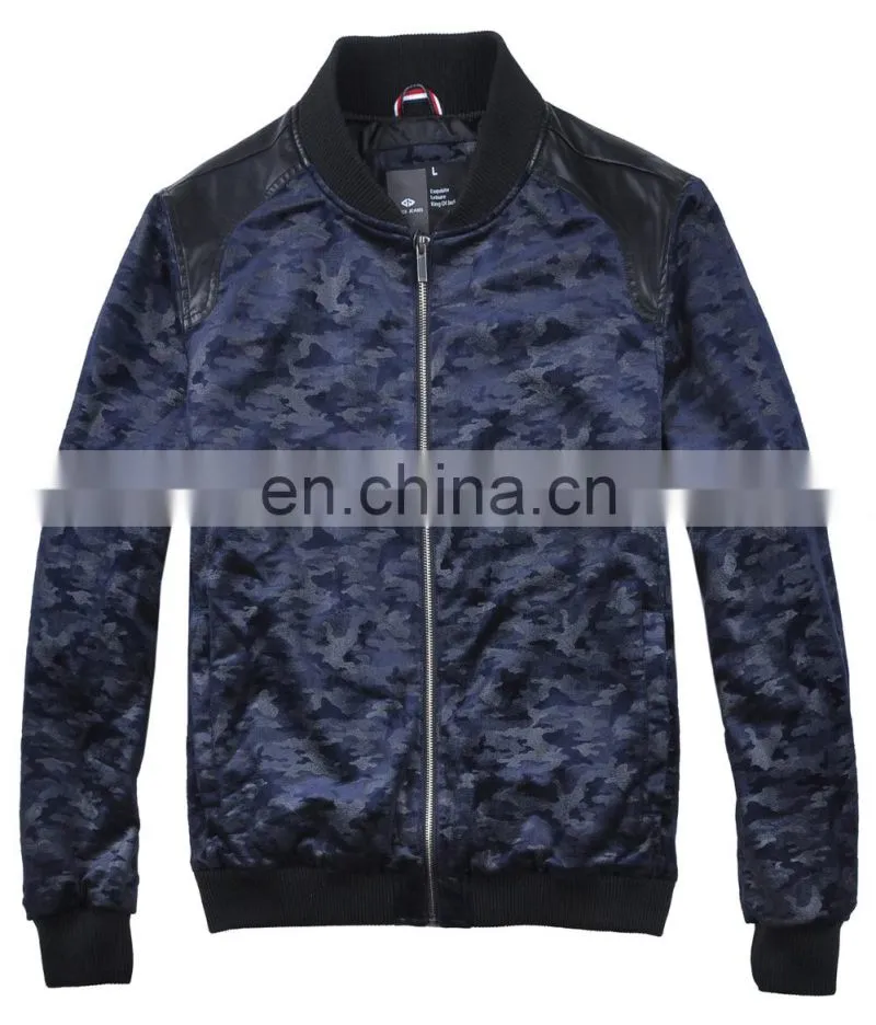 2015 lastest fashion handsome camouflage printed swede hoodie jacket