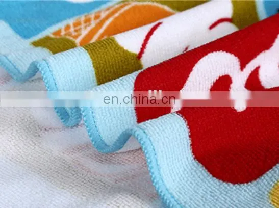 Printed microfiber soft new promotional 100% polyester beach towel