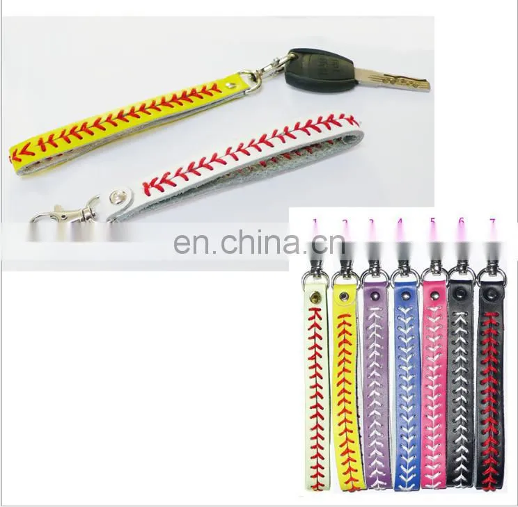 Popular Cheap Leather Sports Softball Bracelet