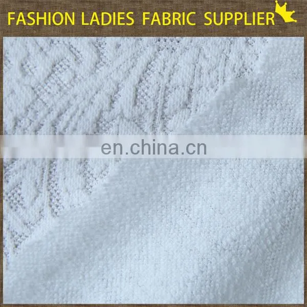 2014 fashion double knit hot knit white jacquard,knit white jacquard,95%poly 5%spandex knit white jacquard