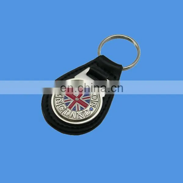 custom car brand logo leather keyring