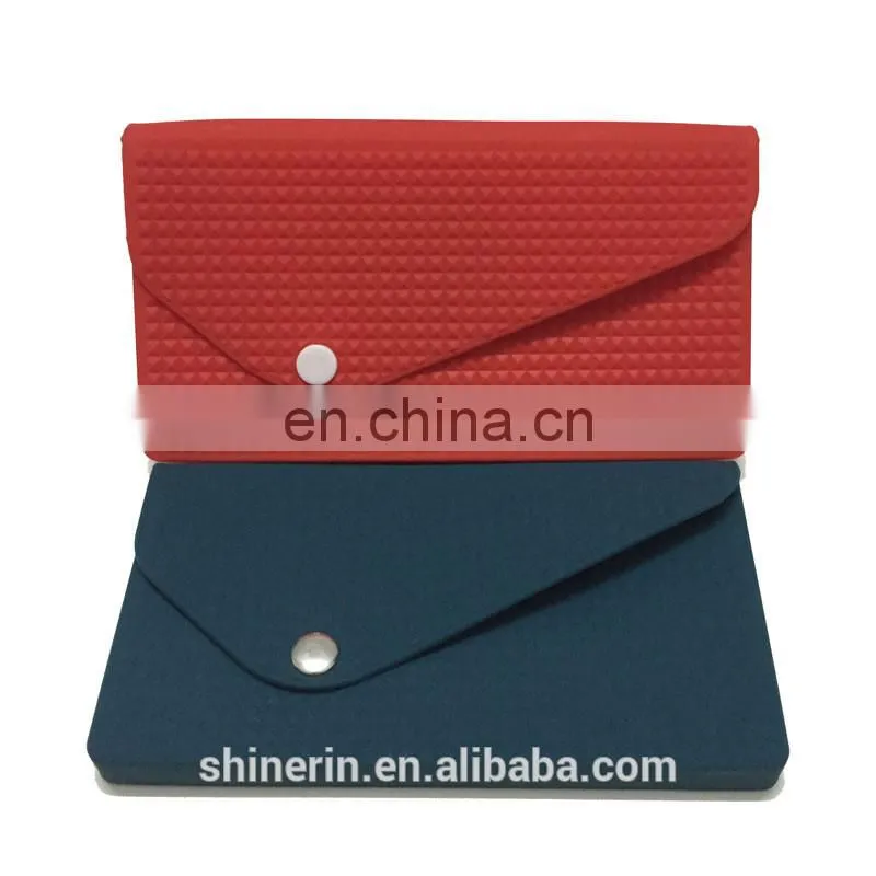 Wholesale 20*10cm Women Phone Bag Silicone Purse Pouch Girls Fashion Silicone Card Holder Wallet