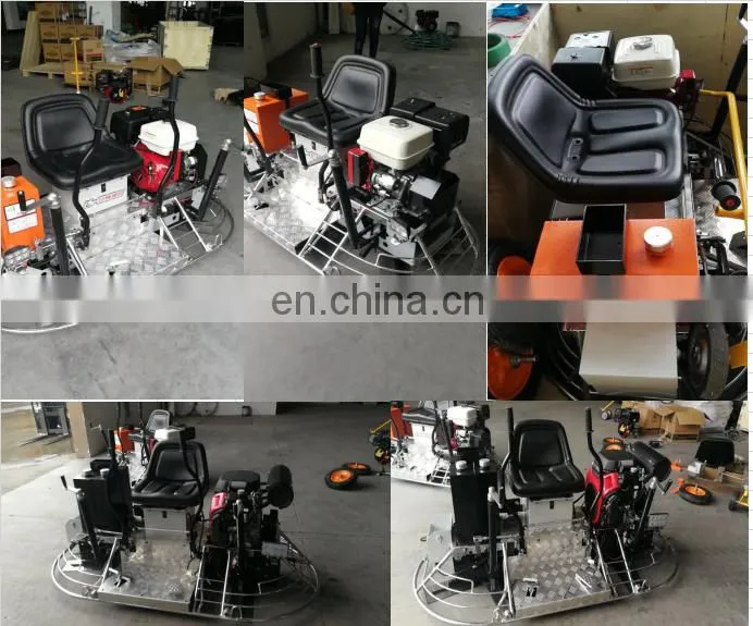 gasoline power trowel new condition ride on power trowel