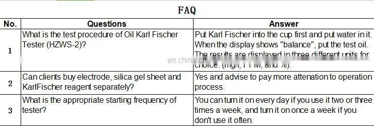 HZWS-2 Karl Fischer Titration Transformer Oil Water Content Tester moisture meter oil trace moisture test equipment