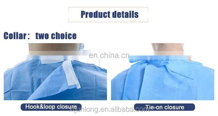 Hospital Medical Sterile Disposable Surgical Gowns