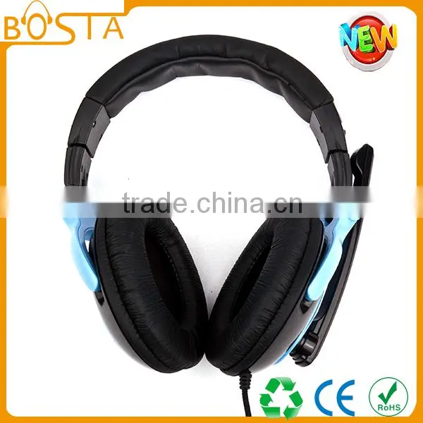 Good quality cool colors fashion headphone with custom design printing