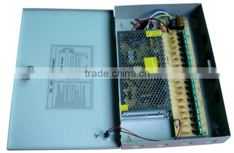 18 ways 10A CCTV central power supply box, cctv Switching Power Supply