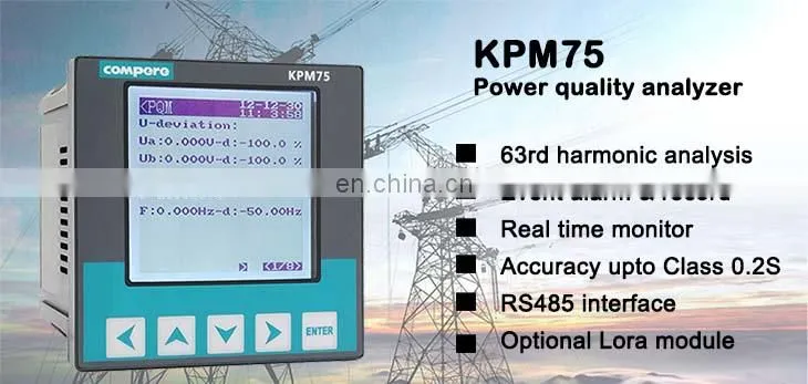 SOE record 3 phase digital modbus network analyzer meter power analyser data logger