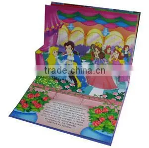Custom coloring child pop up hardcover book printing