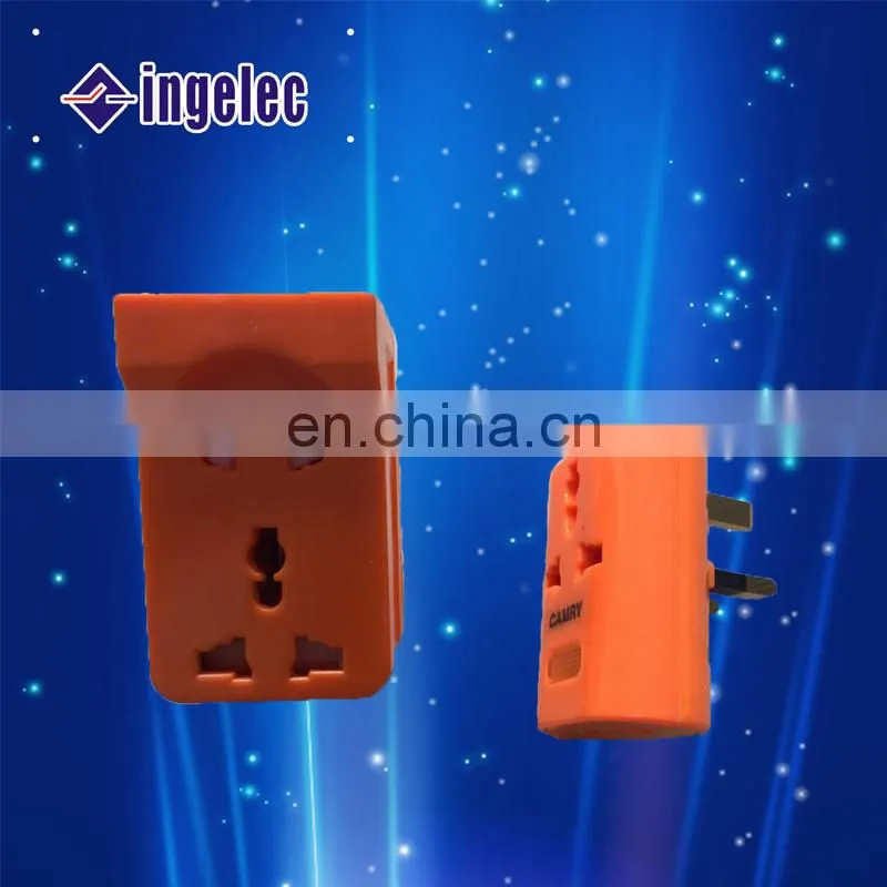Multi-adapter male and female ac travel adapter UK/EU to 220v to 110v plug adapter