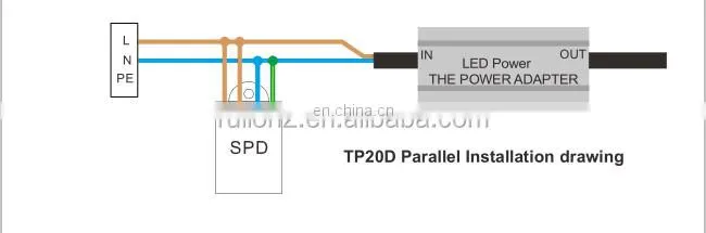 Surge Protector With LED Indicator TP20D
