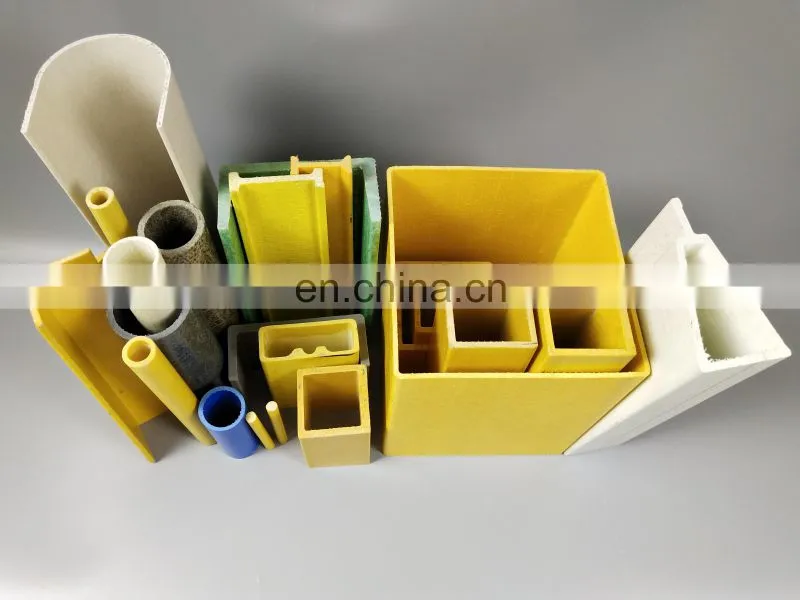 glass fiber reinforced plastic pipe FRP GRP Square Tube 100x100 FRP profiles