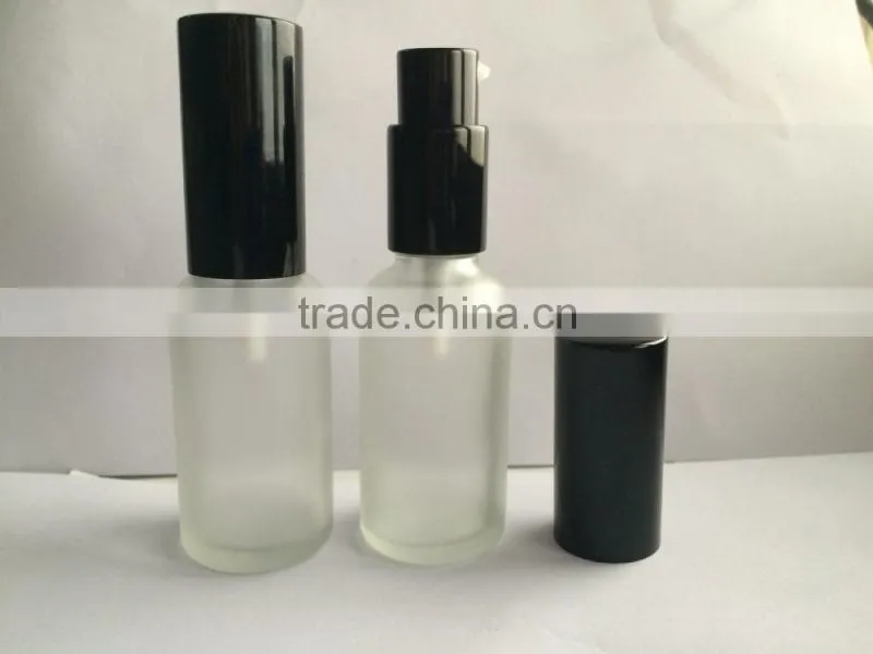 30ml frosted essential oil glass bottle with oil spray pump