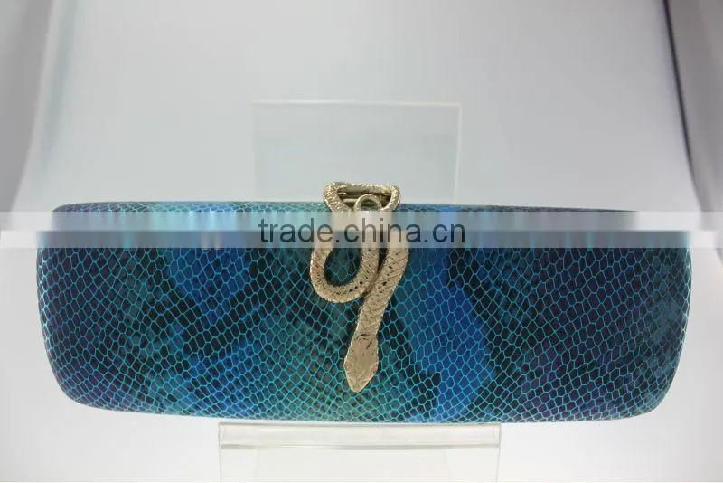 PU clutch bags embroidery different patterns