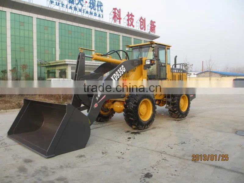 4.5m high dump wheel loader for sale XD935G farm machinery alibaba express china made