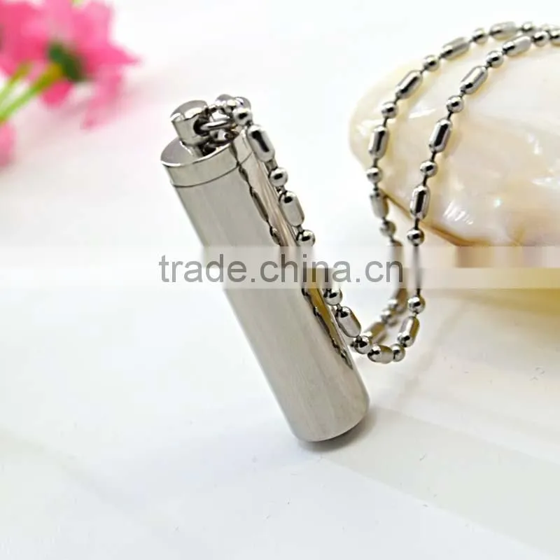 Mothers Day Wholesale Gifts 316L Stainless Steel Jewelry Perfume Bottle Pendant