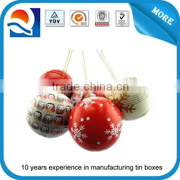 Elegant christmas football tin
