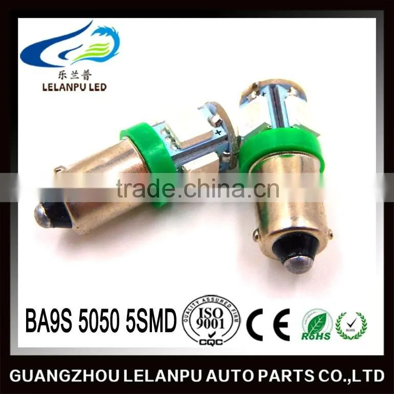 gold supplier car interior light BA9S 5050 5smd super bright led light car parts accessories