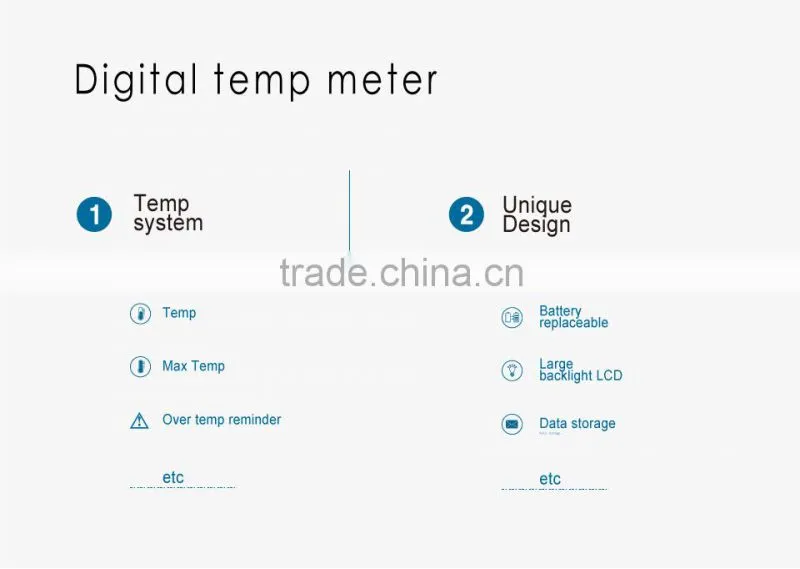 Runleader RL-TM003 TEMP METER thermometer temperature meter for motorcycle snowmobile concrete mixer truck drilling machine