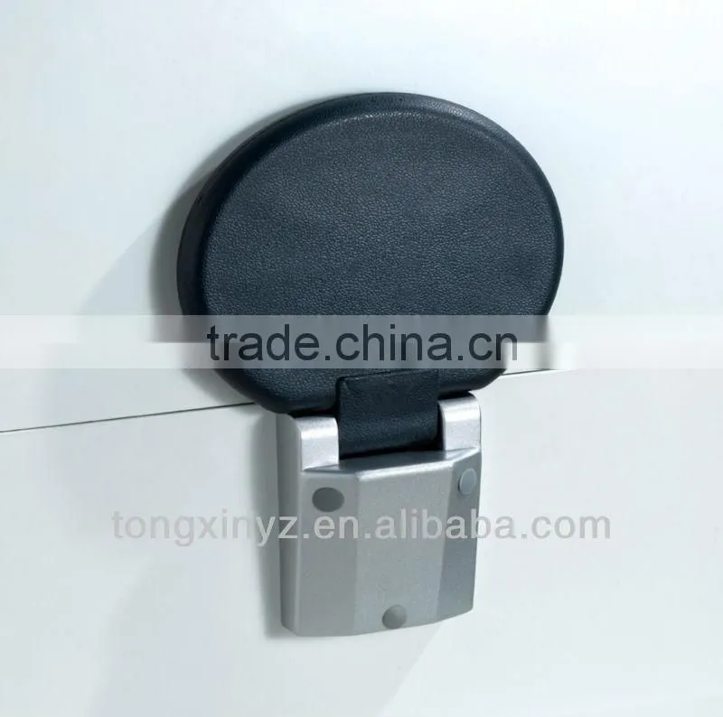 Portable folding and wall-mount shower seat in the bathroom