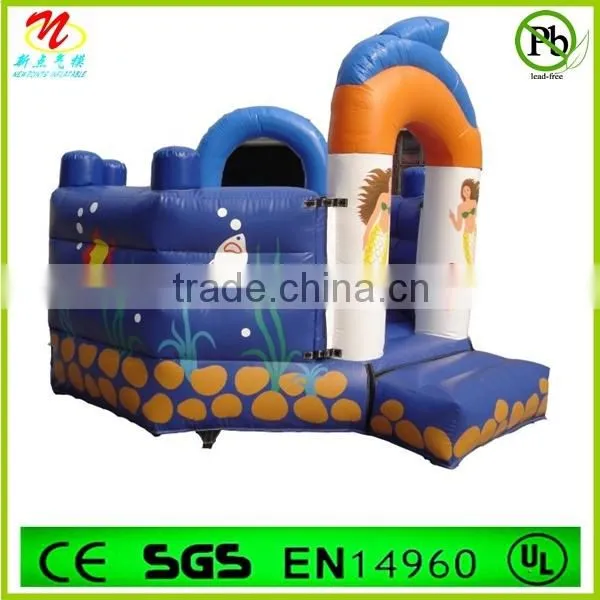 2014 High Quality PVC Cheap Princess Theme Inflatable Castle For Kids