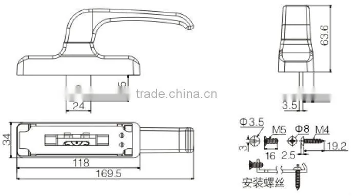 window handle JW9023