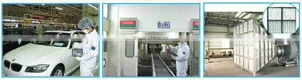 synthetic fiber air filter media of spraybooth