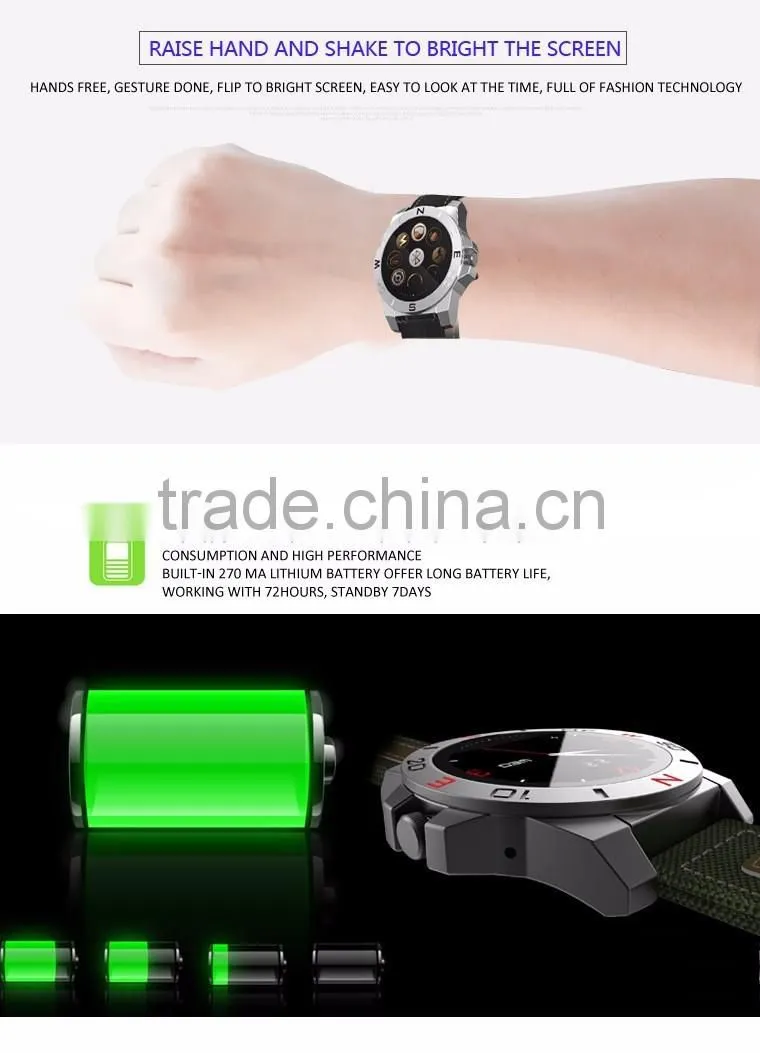 round screen IP67 waterproof High quality, high tech N10B outdoor sports smart waterproof heart rate watch