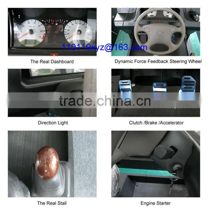 Driving simulator with 26'' LCD Display (Arabic/English/Vietnam/Spanish)