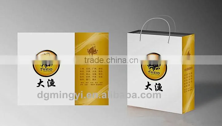 Wholesale fancy paper bag,handle paper bag