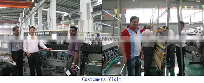straight- line miter edging machine for glass