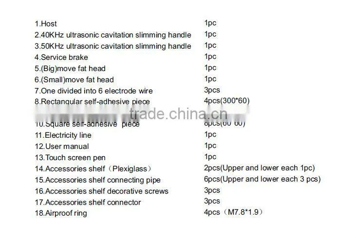 2014 high quality Galimei zetta-iii cavitation/cavitation machine/ultrasonic machine with ce