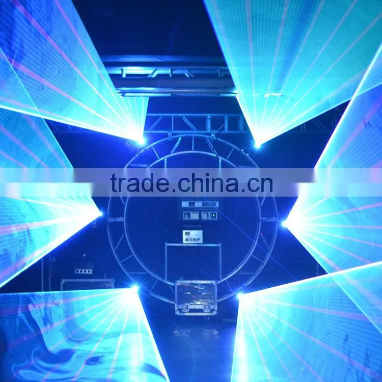 2W 25K ILDA Animation Laser Light DMX Control Stage Laser Projector DJ Disco RGB Laser Lighting