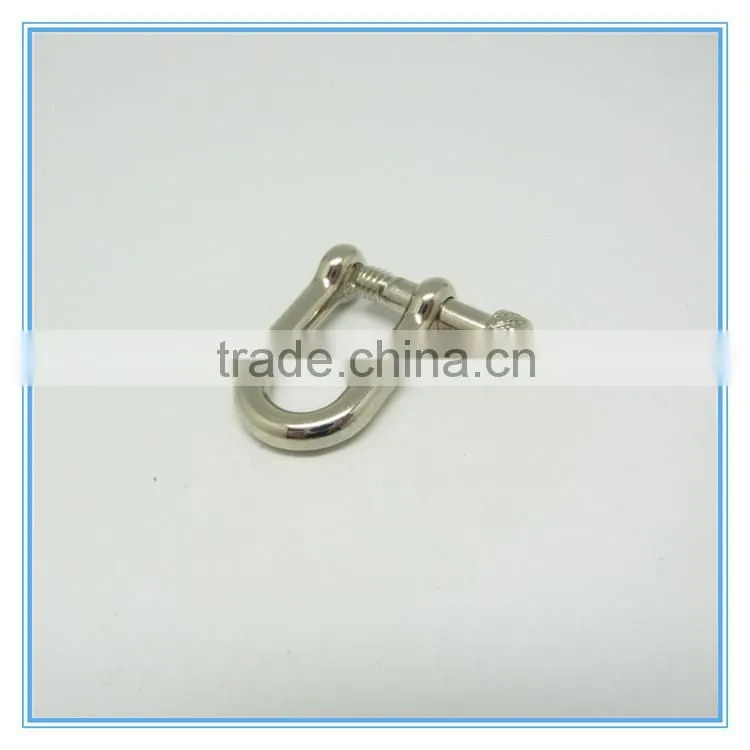 5mm Stainless steel paracord d shackles with clevis pin