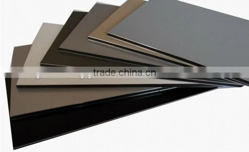 PVDF coated griotte grain aluminum plastic composite laminate