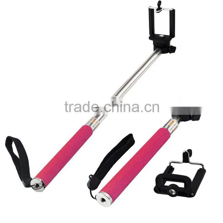 2016 new products bluetooth monopod multifunction selfie stick handheld stick wireless monopod selfie stick with remote