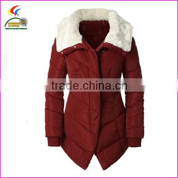 new design customized outdoor woman long down jacket