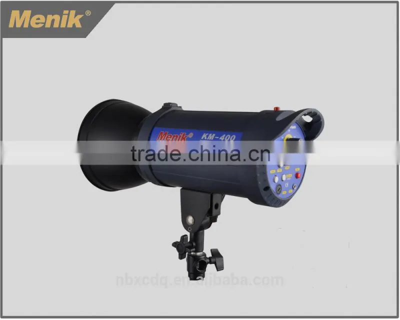 KM multi-function photography studio photo flash light with digital display