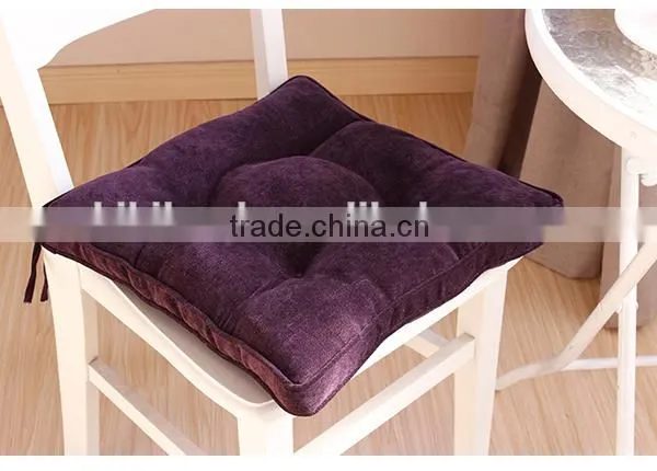 Purple Soft Floor and Office PP Cotton Chair Pad 46*46cm