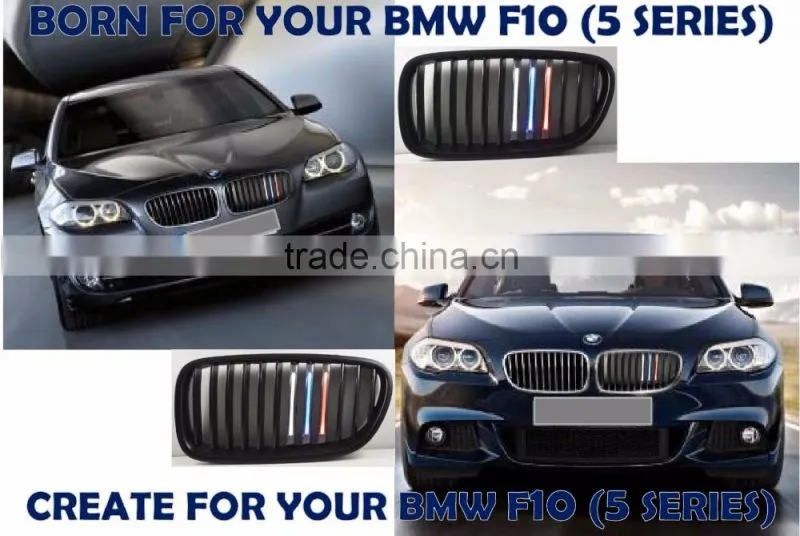 Car styling FRONT GRILLE MOULD LED GRILLE LIGHT For BMWW 5Series F10