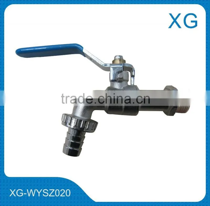 Triangular handle water faucet tap/single handle water bibcock tap/cross handle water faucet brass long body tap/Basin faucet