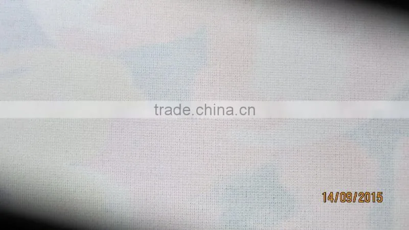 polyester printed ponte roma fabric