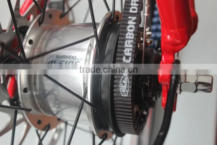 2015 Newest Style Red High Quality 700C Belt Drive Bike