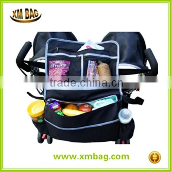 2016New 5-In-1 Insulated baby Stroller Bag And Backseat Organizer diaper shoulder bag mommy bag
