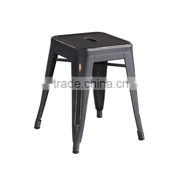 wholesale cheap white red green stackable metal stools for sale